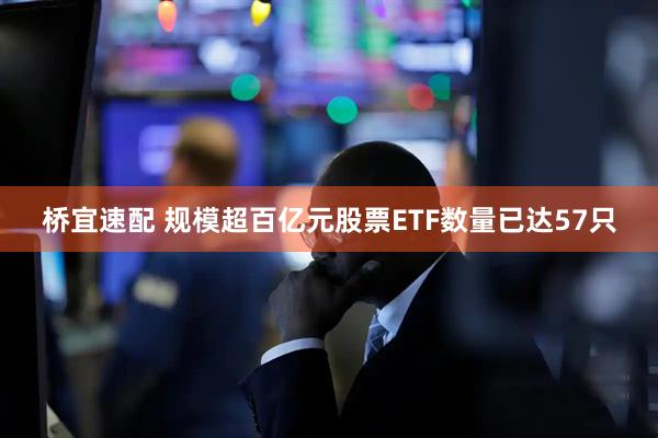 桥宜速配 规模超百亿元股票ETF数量已达57只