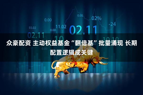 众豪配资 主动权益基金“翻倍基”批量涌现 长期配置逻辑成关键