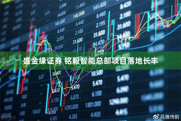 盛金缘证券 铭毅智能总部项目落地长丰