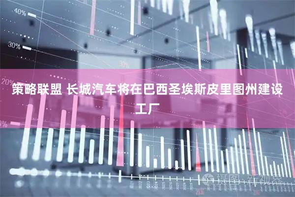 策略联盟 长城汽车将在巴西圣埃斯皮里图州建设工厂